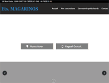Tablet Screenshot of magarinos.fr